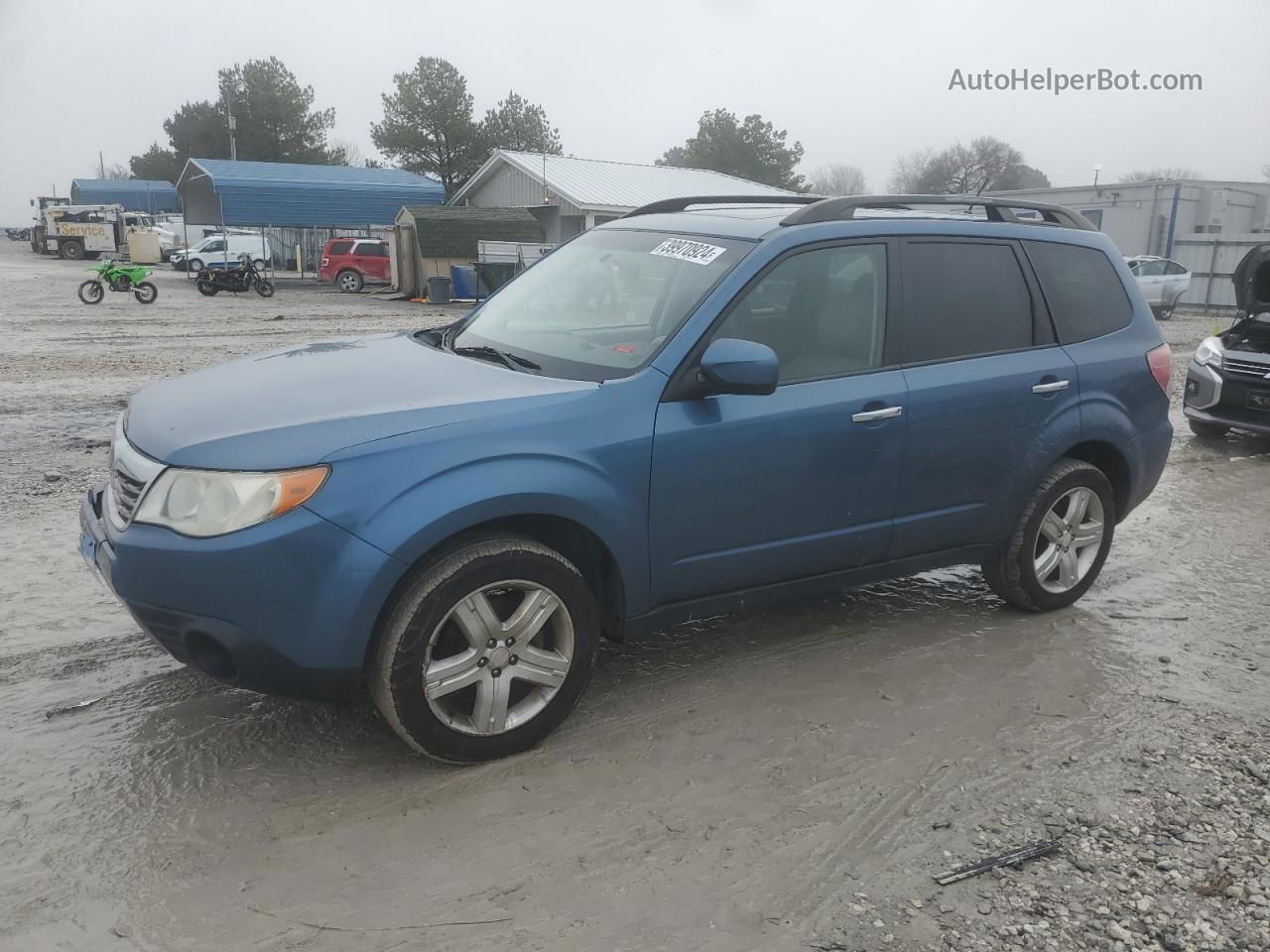 2009 Subaru Forester 2.5x Premium Blue vin: JF2SH63619H747286