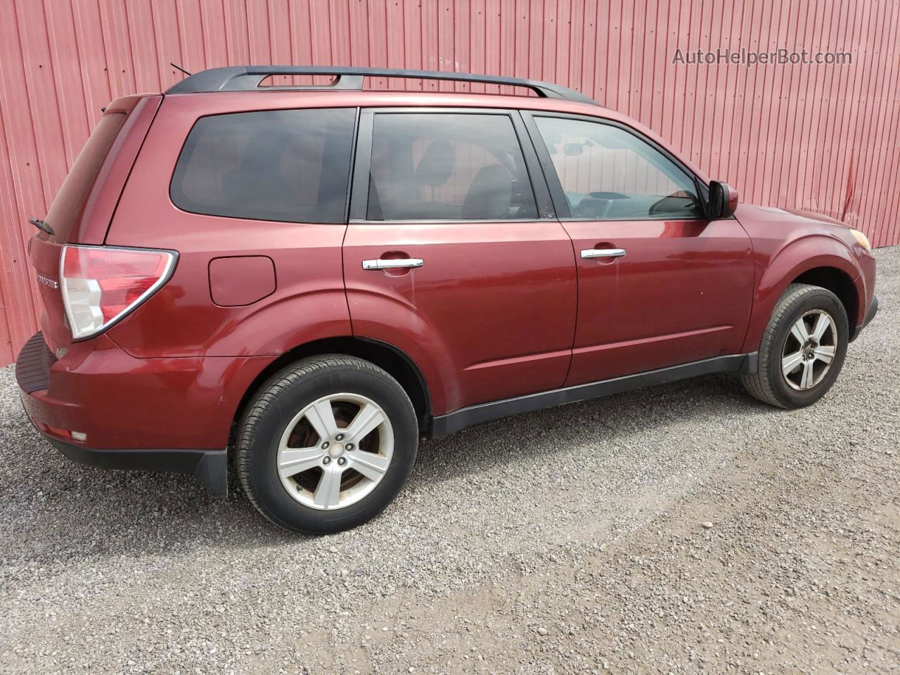 2009 Subaru Forester 2.5x Premium Red vin: JF2SH63619H758868