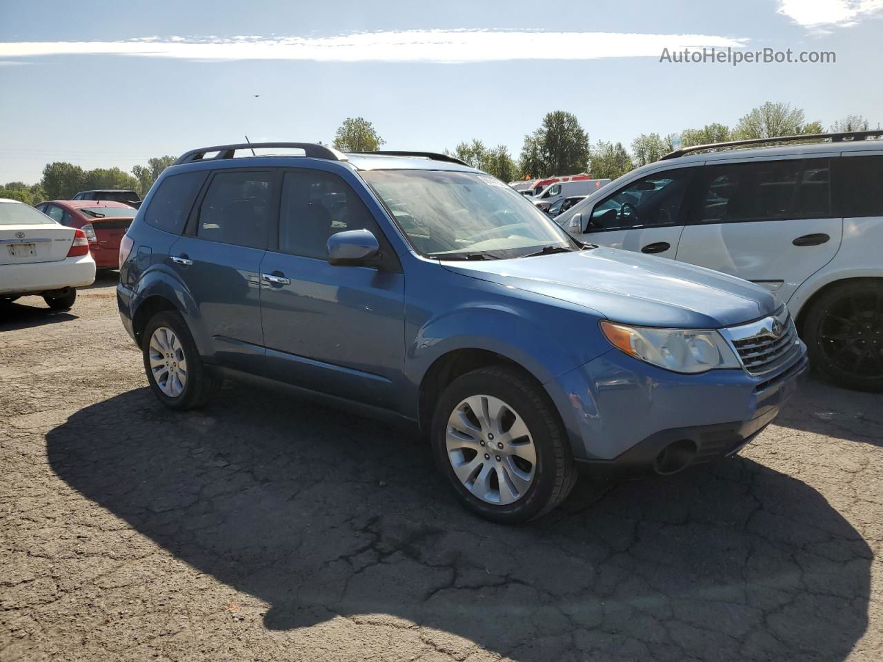 2009 Subaru Forester 2.5x Premium Blue vin: JF2SH63619H785598