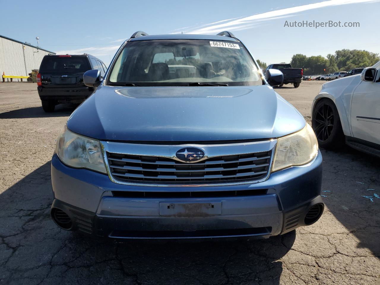 2009 Subaru Forester 2.5x Premium Синий vin: JF2SH63619H785598