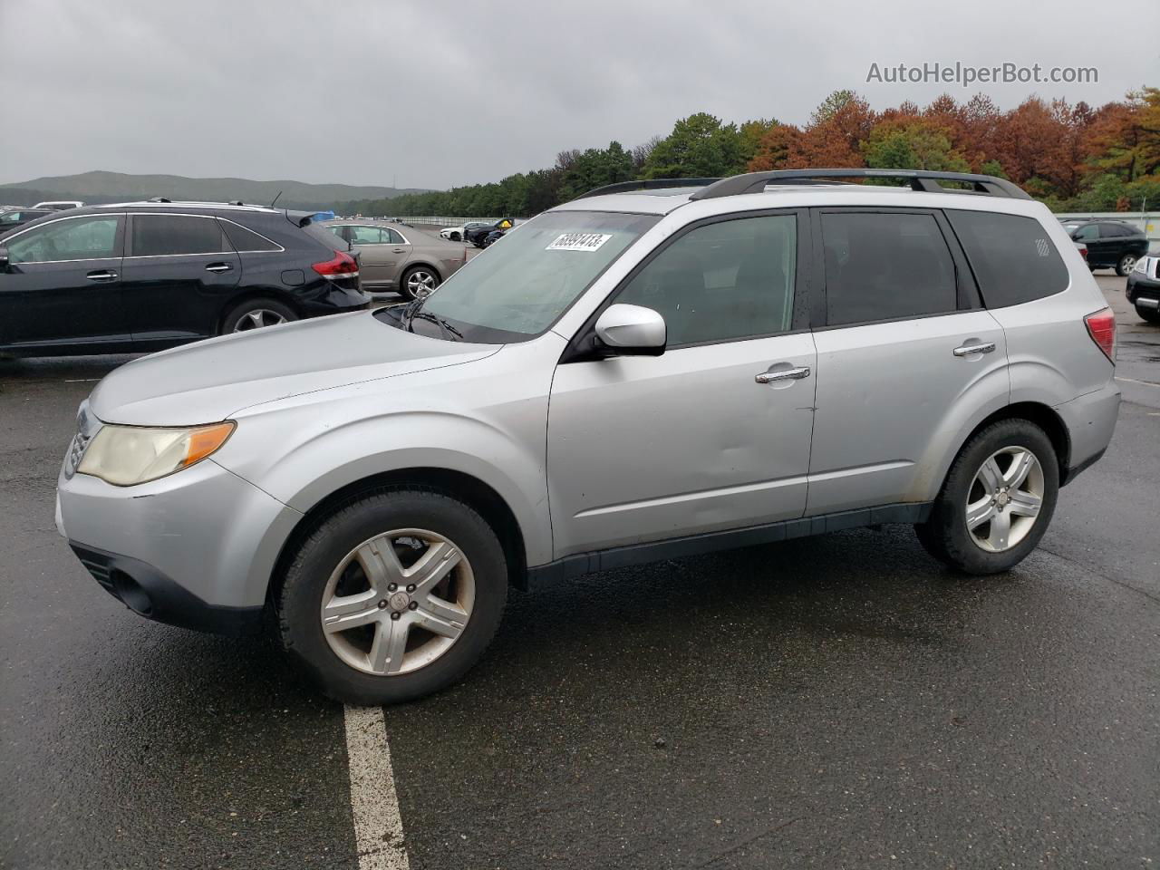 2009 Subaru Forester 2.5x Premium Серебряный vin: JF2SH63619H786928