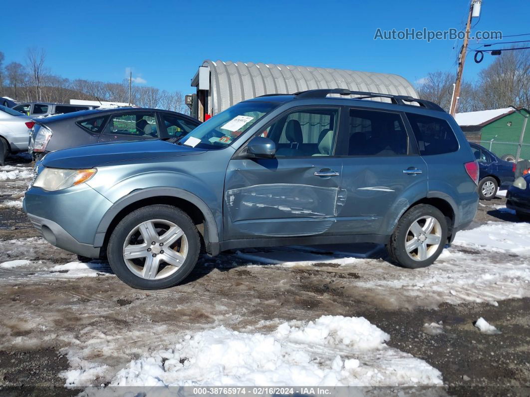 2009 Subaru Forester 2.5x Light Blue vin: JF2SH63619H790588