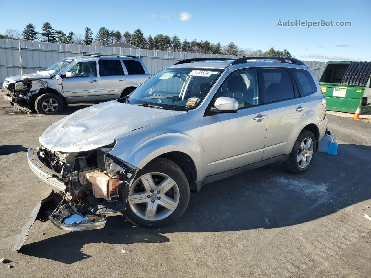 2009 Subaru Forester 2.5x Premium Серебряный vin: JF2SH63629H705225