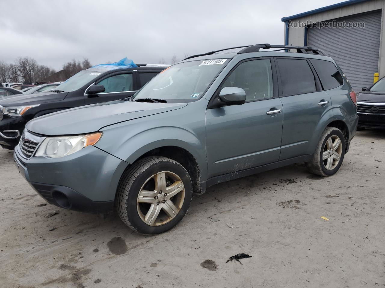 2009 Subaru Forester 2.5x Premium Teal vin: JF2SH63629H748947