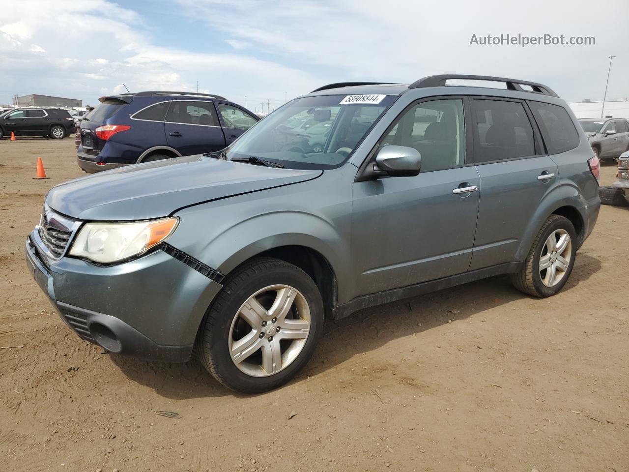 2009 Subaru Forester 2.5x Premium Blue vin: JF2SH63629H797081