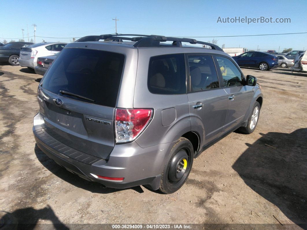 2009 Subaru Forester X W/prem/all-weather Silver vin: JF2SH63639G730091