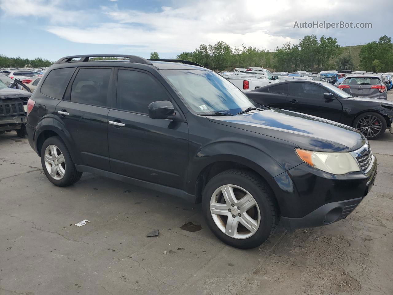 2009 Subaru Forester 2.5x Premium Black vin: JF2SH63639H781651