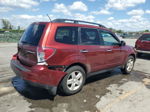 2009 Subaru Forester 2.5x Premium Burgundy vin: JF2SH63649H718929