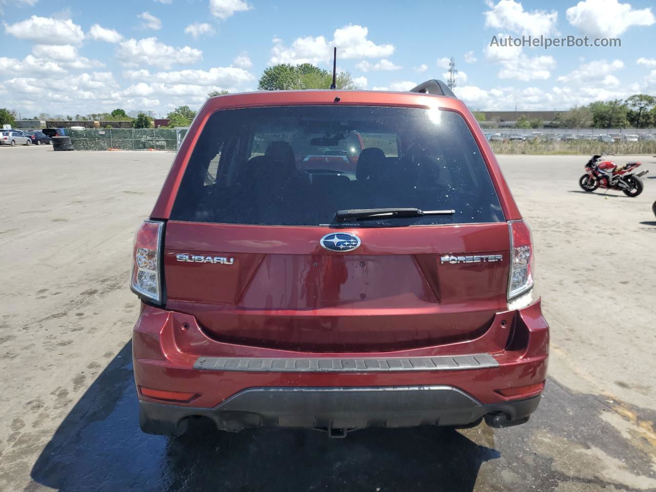 2009 Subaru Forester 2.5x Premium Burgundy vin: JF2SH63649H718929