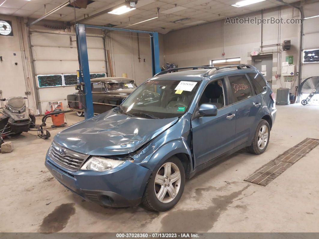 2009 Subaru Forester X W/premium Pkg Blue vin: JF2SH63649H719031