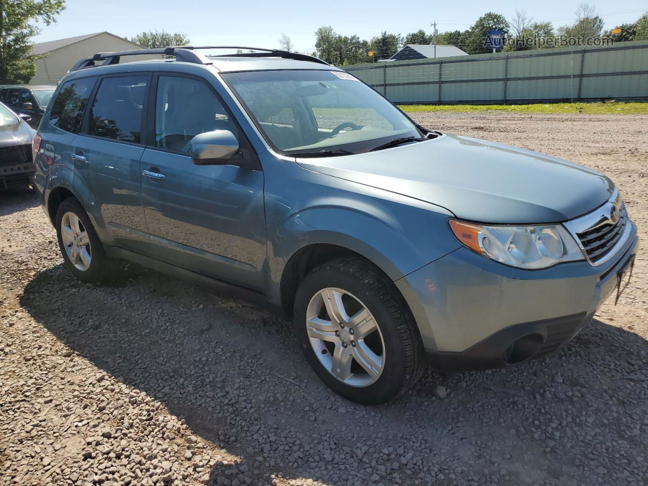 2009 Subaru Forester 2.5x Premium Teal vin: JF2SH63649H722866