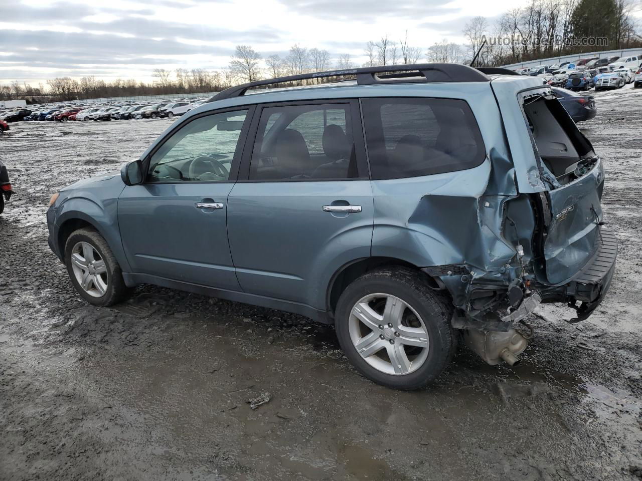 2009 Subaru Forester 2.5x Premium Teal vin: JF2SH63649H743412