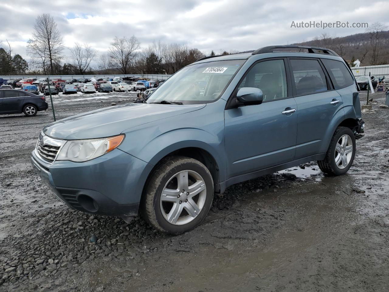 2009 Subaru Forester 2.5x Premium Teal vin: JF2SH63649H743412