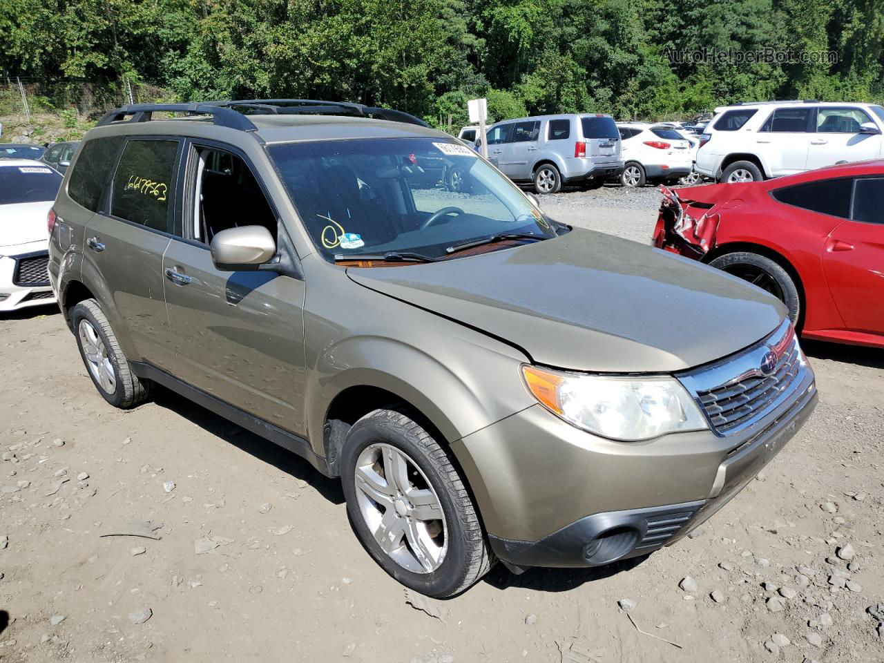 2009 Subaru Forester 2.5x Premium Серый vin: JF2SH63649H780055