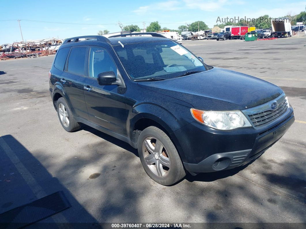 2009 Subaru Forester 2.5x Black vin: JF2SH63649H782467