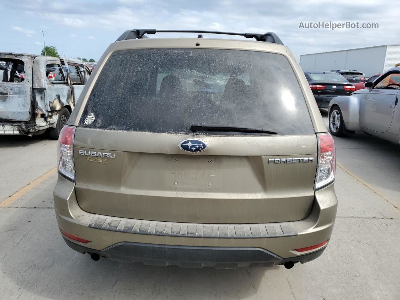 2009 Subaru Forester 2.5x Premium Золотой vin: JF2SH63659H731057