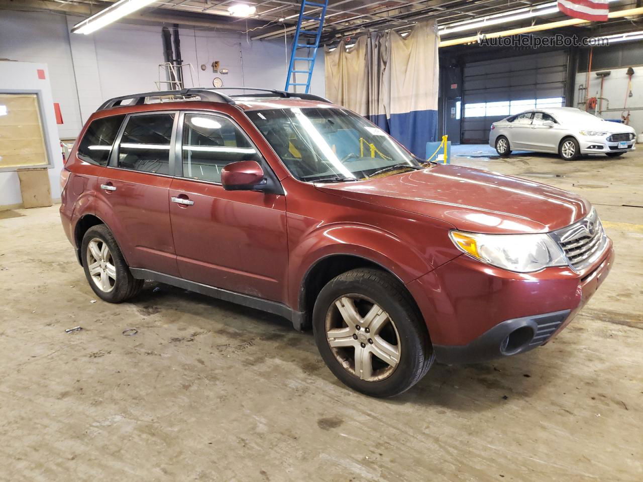 2009 Subaru Forester 2.5x Premium Burgundy vin: JF2SH63659H731320