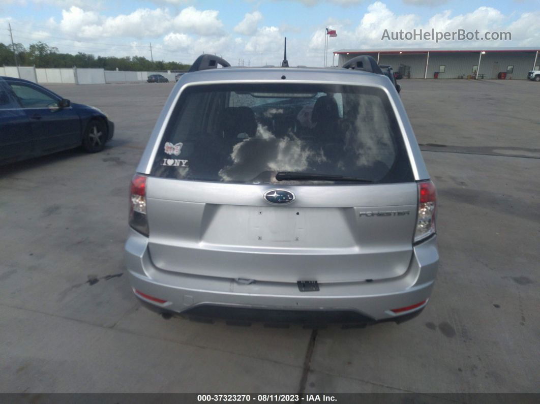 2009 Subaru Forester X W/prem/all-weather Silver vin: JF2SH63659H734119