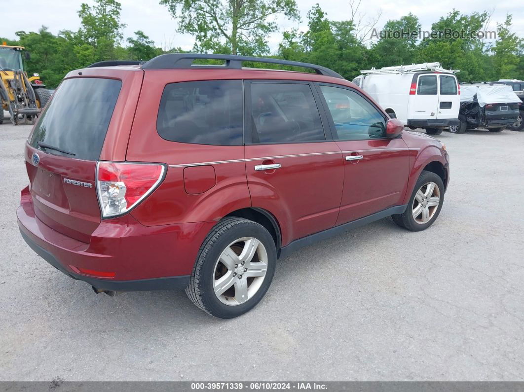 2009 Subaru Forester 2.5x Red vin: JF2SH63659H747078