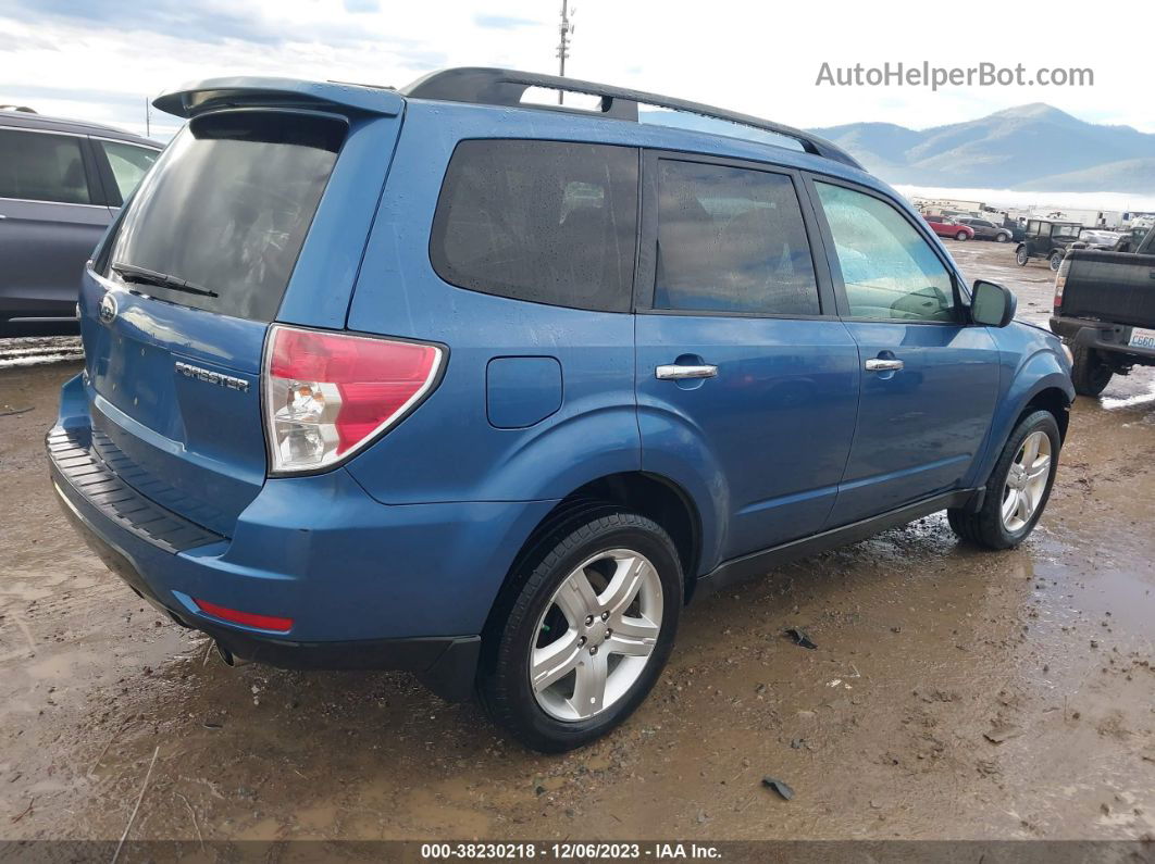 2009 Subaru Forester 2.5x Blue vin: JF2SH63659H760025