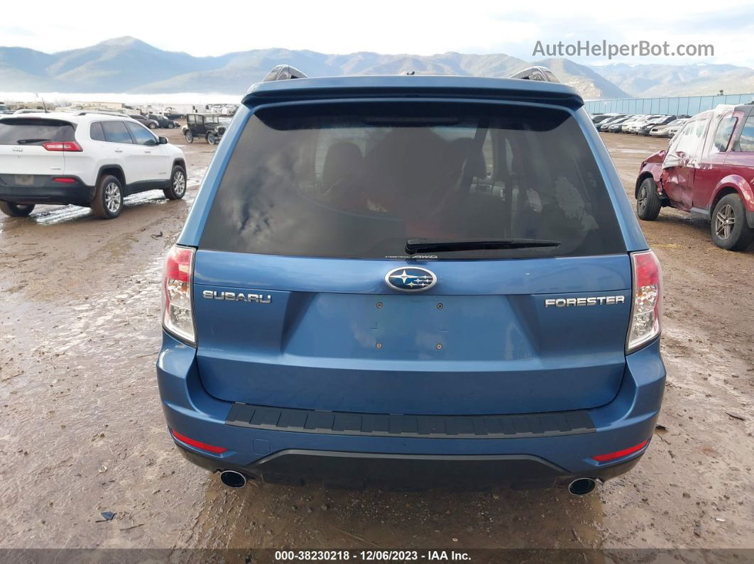 2009 Subaru Forester 2.5x Blue vin: JF2SH63659H760025