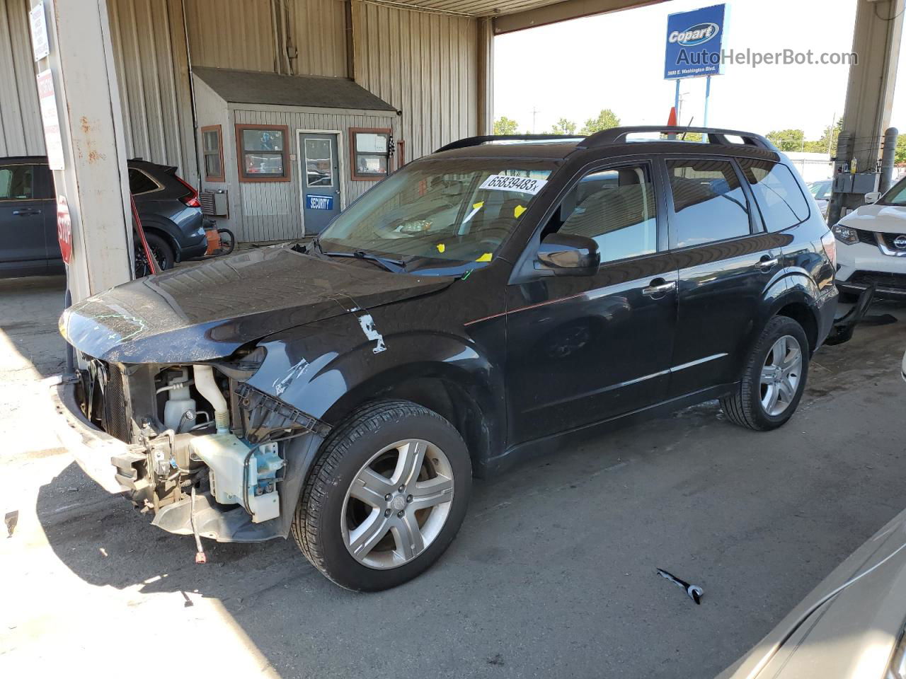 2009 Subaru Forester 2.5x Premium Black vin: JF2SH63659H766505