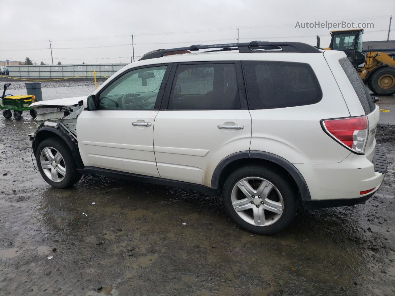 2009 Subaru Forester 2.5x Premium White vin: JF2SH63659H778931