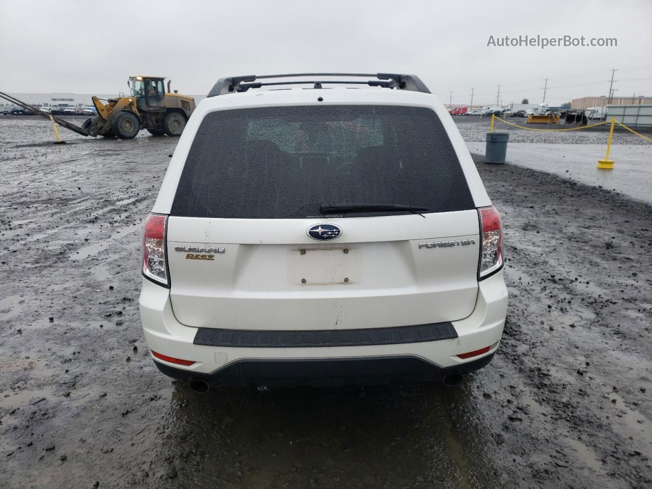 2009 Subaru Forester 2.5x Premium White vin: JF2SH63659H778931