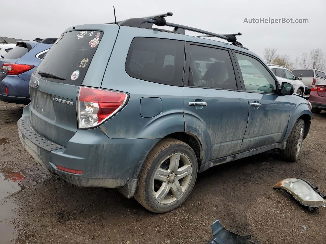 2009 Subaru Forester 2.5x Premium Blue vin: JF2SH63669H702666