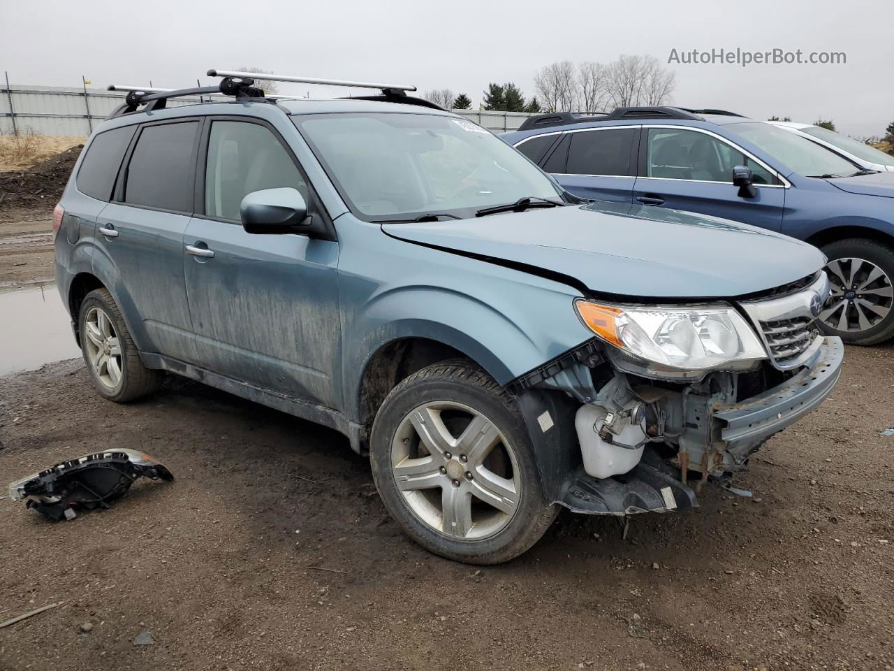 2009 Subaru Forester 2.5x Premium Blue vin: JF2SH63669H702666