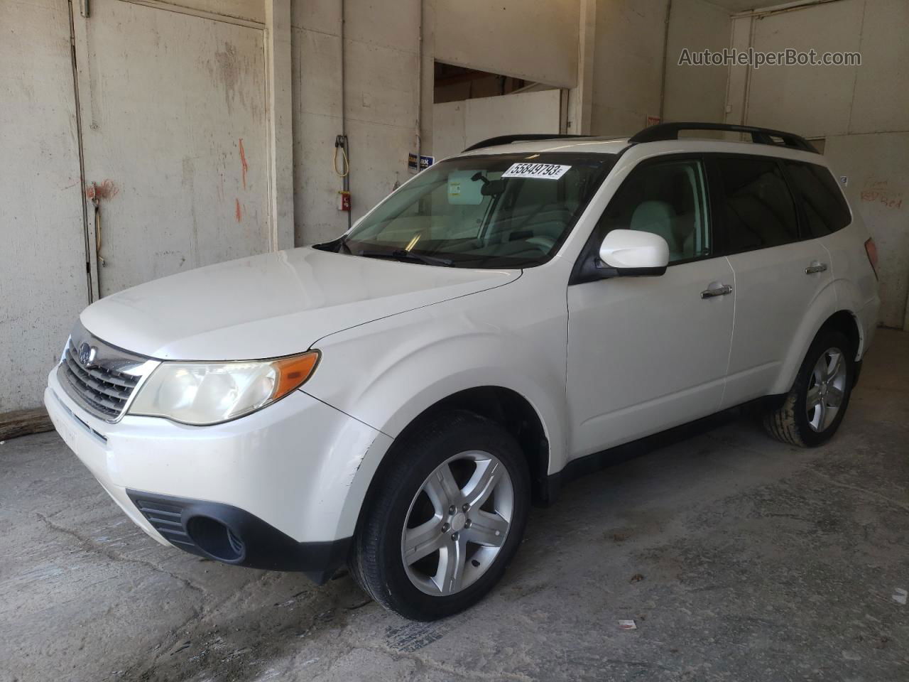 2009 Subaru Forester 2.5x Premium Белый vin: JF2SH63669H709245