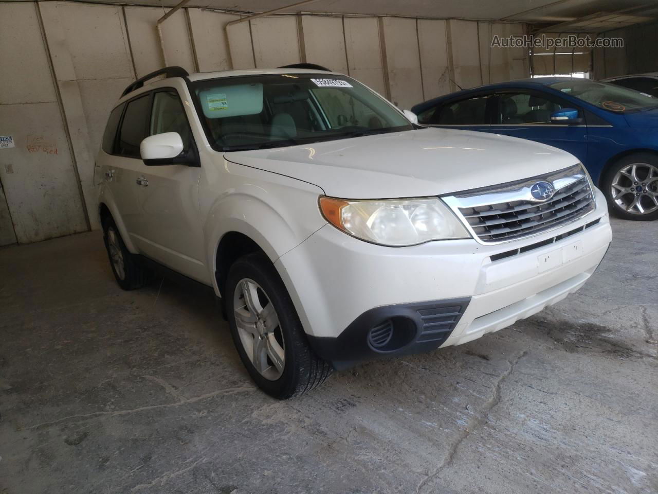 2009 Subaru Forester 2.5x Premium White vin: JF2SH63669H709245