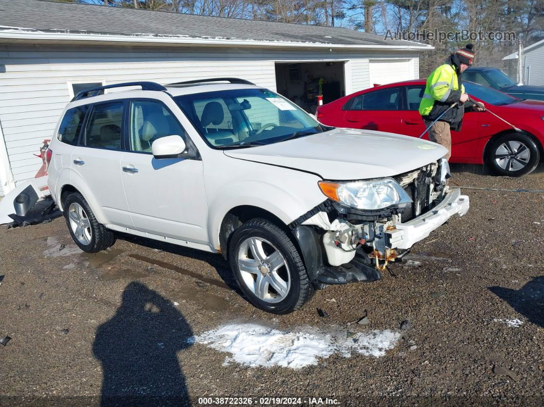 2009 Subaru Forester 2.5x White vin: JF2SH63669H748725