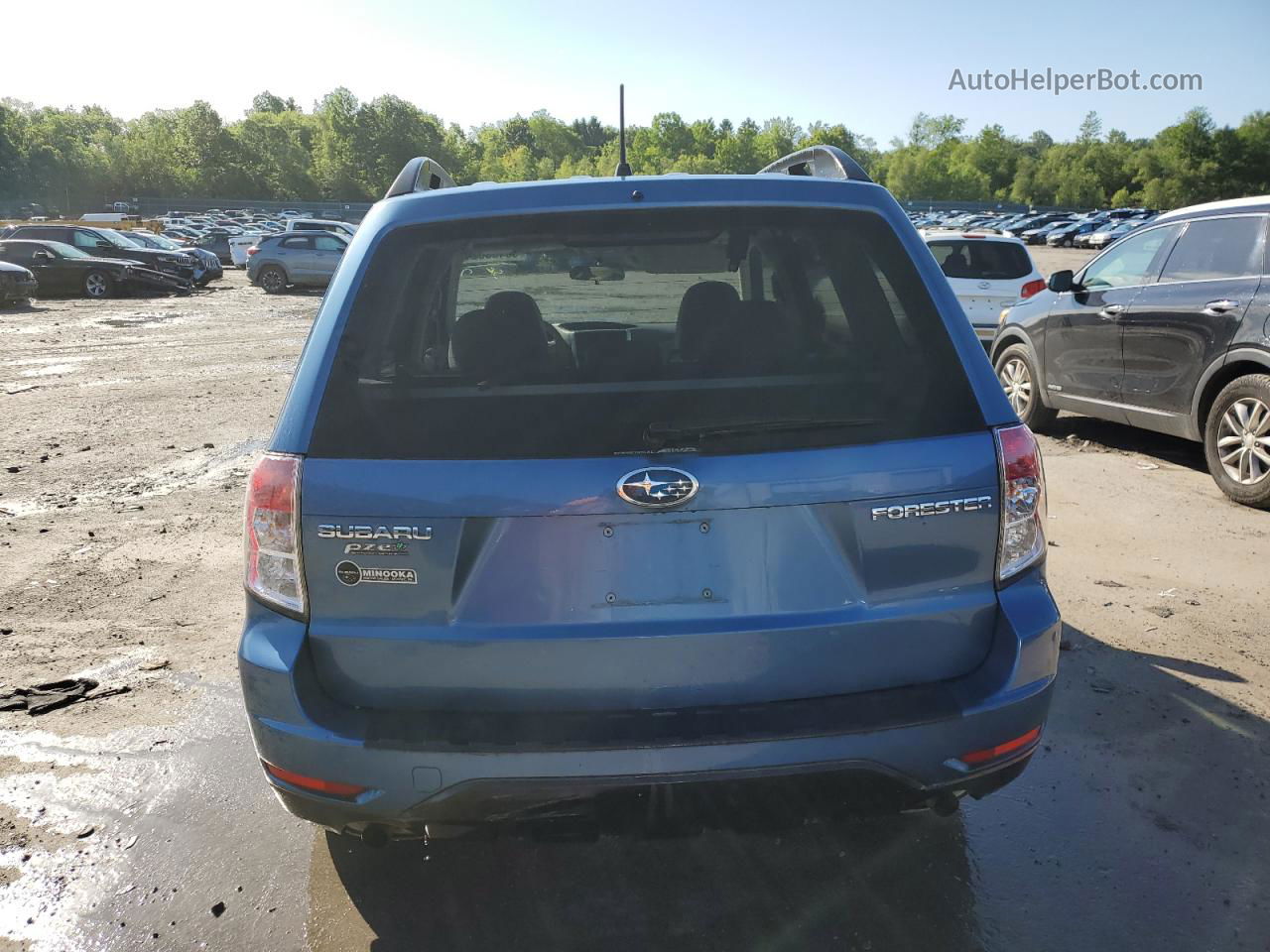 2009 Subaru Forester 2.5x Premium Blue vin: JF2SH63669H781272