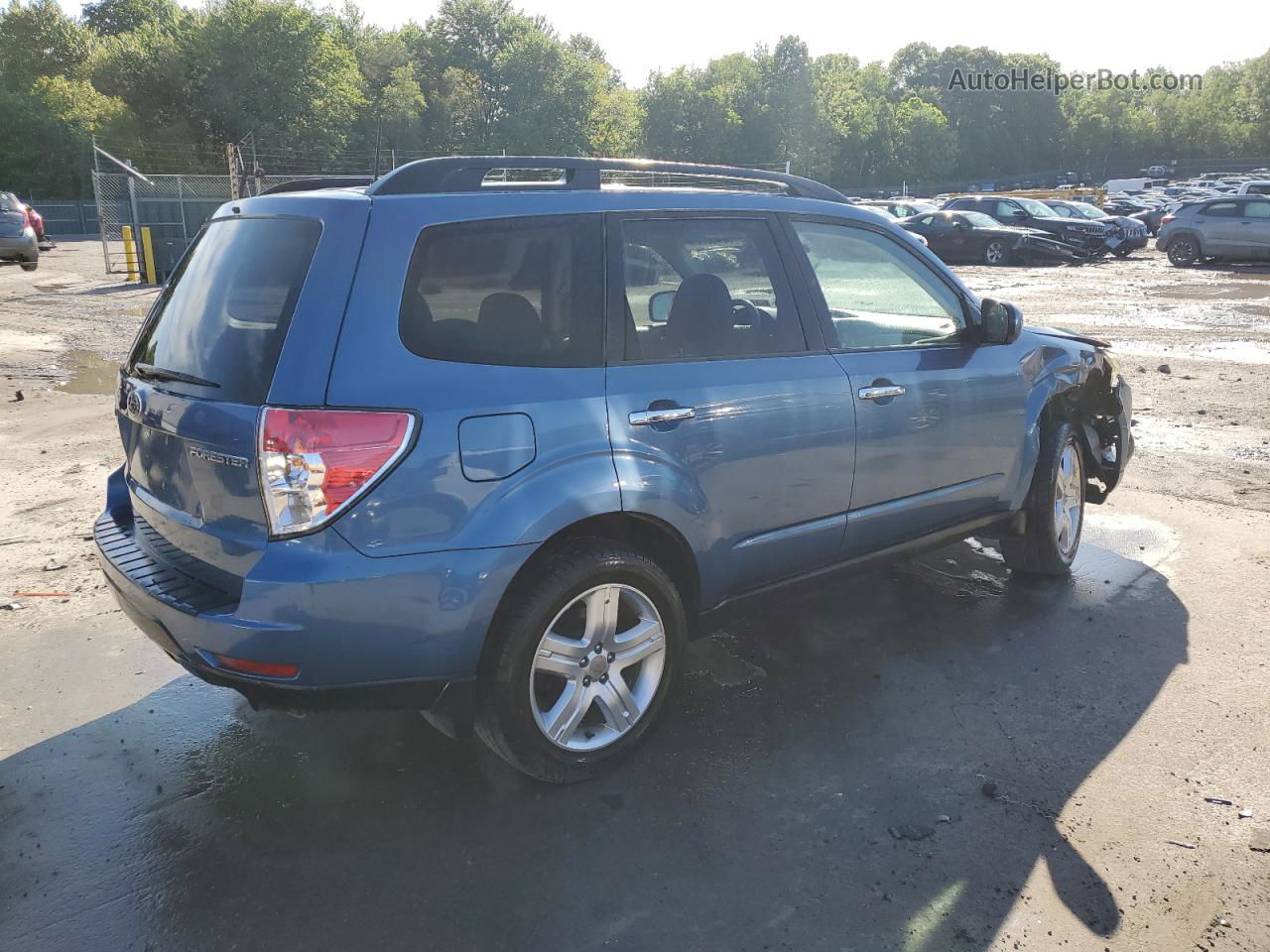 2009 Subaru Forester 2.5x Premium Blue vin: JF2SH63669H781272