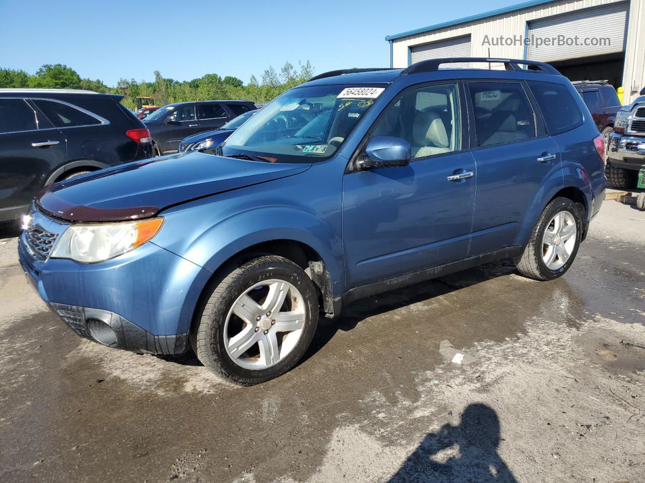 2009 Subaru Forester 2.5x Premium Blue vin: JF2SH63669H781272