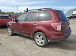 2009 Subaru Forester 2.5x Premium Red vin: JF2SH63669H788819