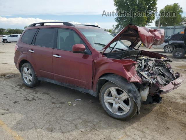 2009 Subaru Forester 2.5x Premium Red vin: JF2SH63669H788819