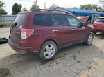 2009 Subaru Forester 2.5x Premium Red vin: JF2SH63669H788819