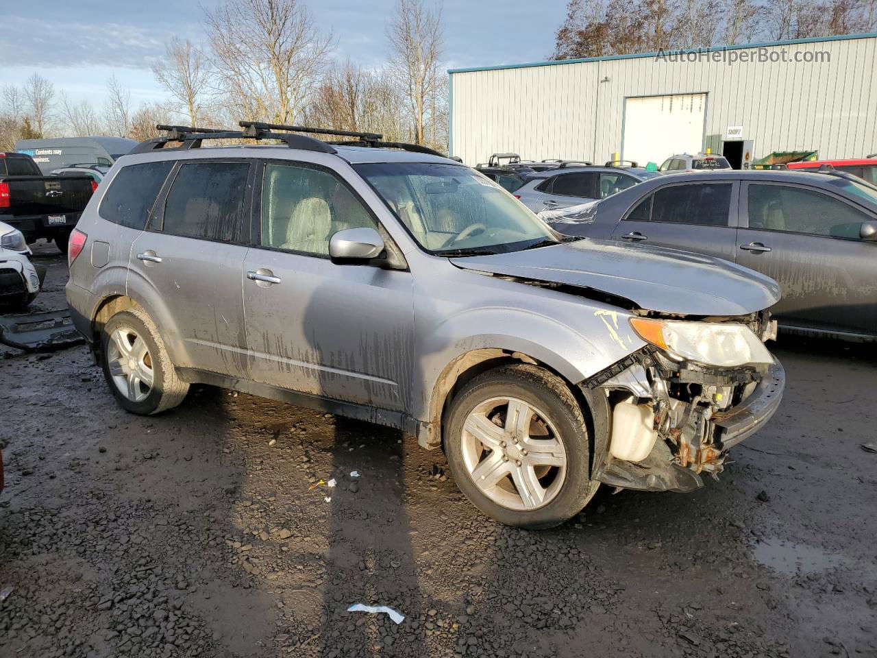 2009 Subaru Forester 2.5x Premium Silver vin: JF2SH63679H705222