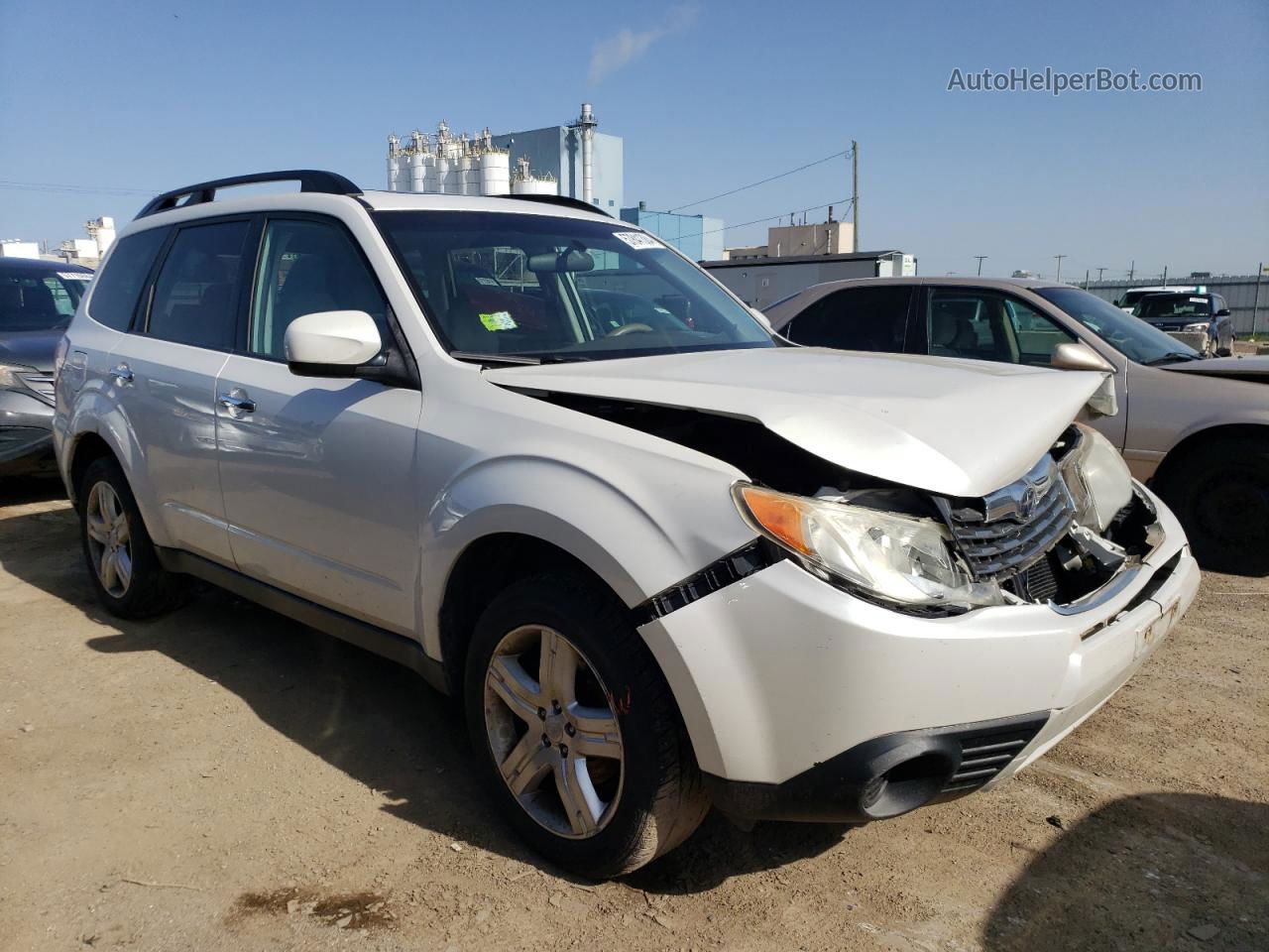 2009 Subaru Forester 2.5x Premium White vin: JF2SH63679H705236