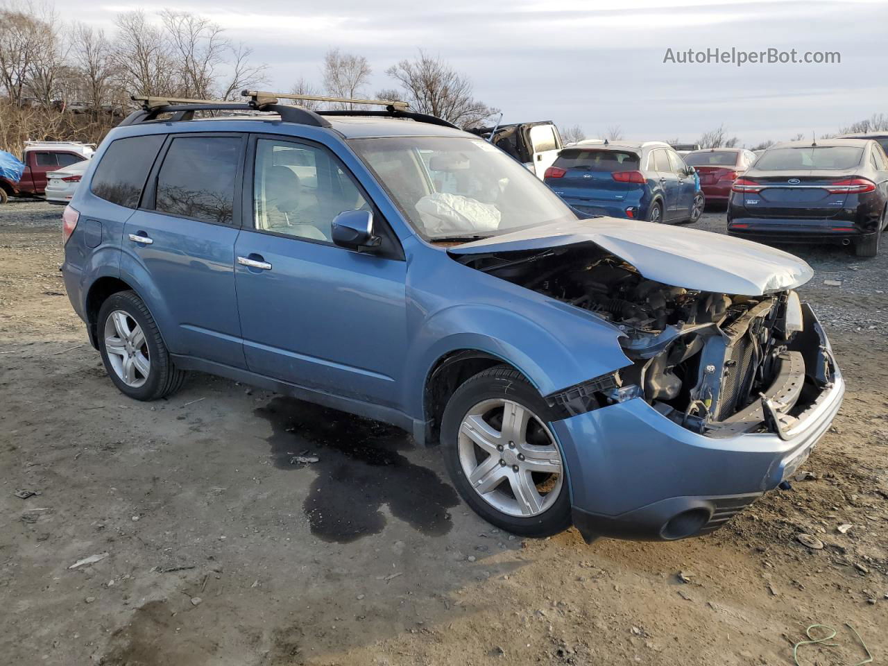 2009 Subaru Forester 2.5x Premium Blue vin: JF2SH63679H773746