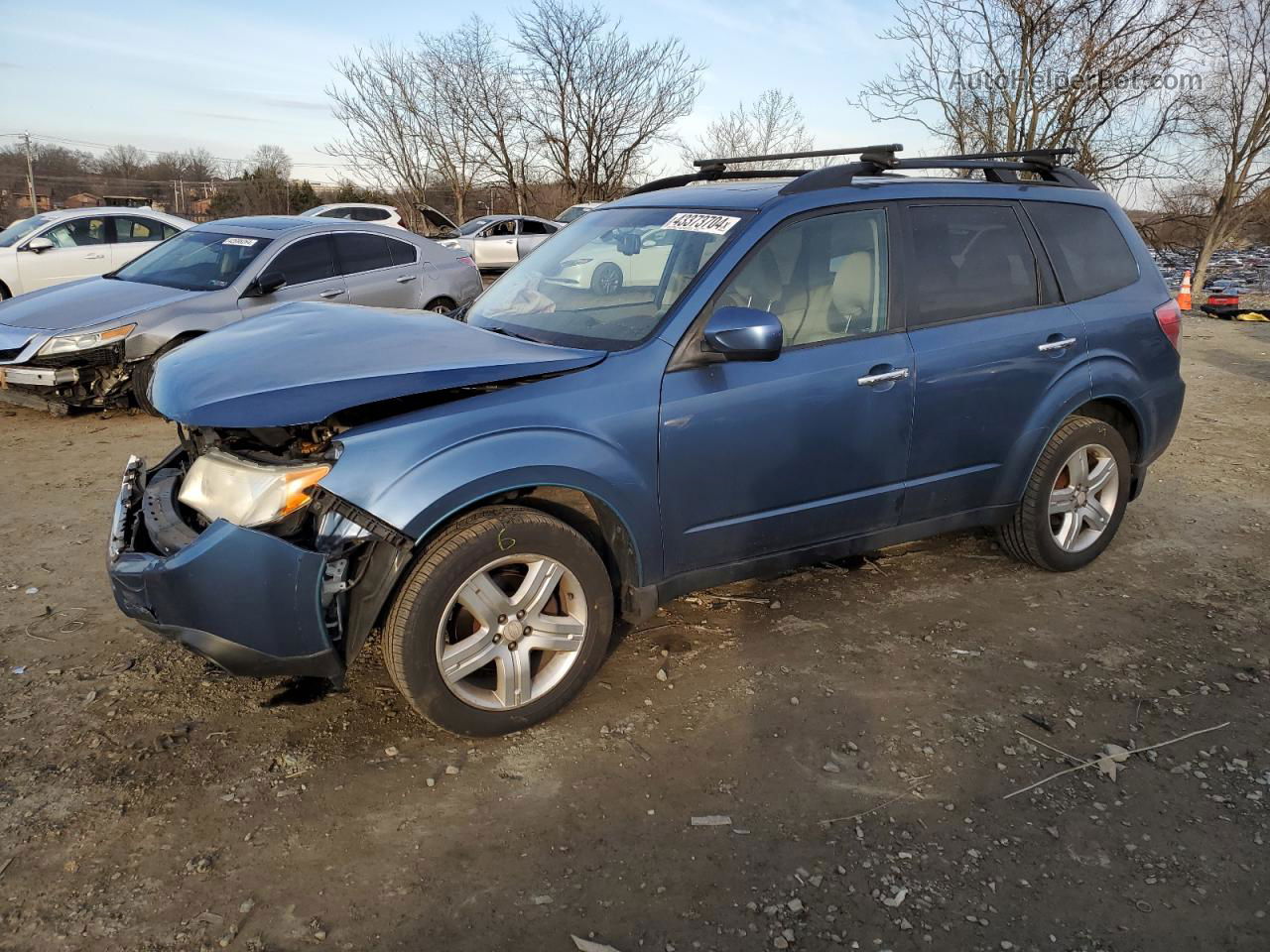 2009 Subaru Forester 2.5x Premium Blue vin: JF2SH63679H773746