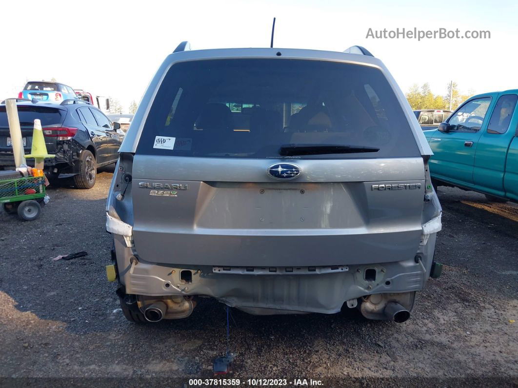 2009 Subaru Forester X W/prem/all-weather Silver vin: JF2SH63679H773889