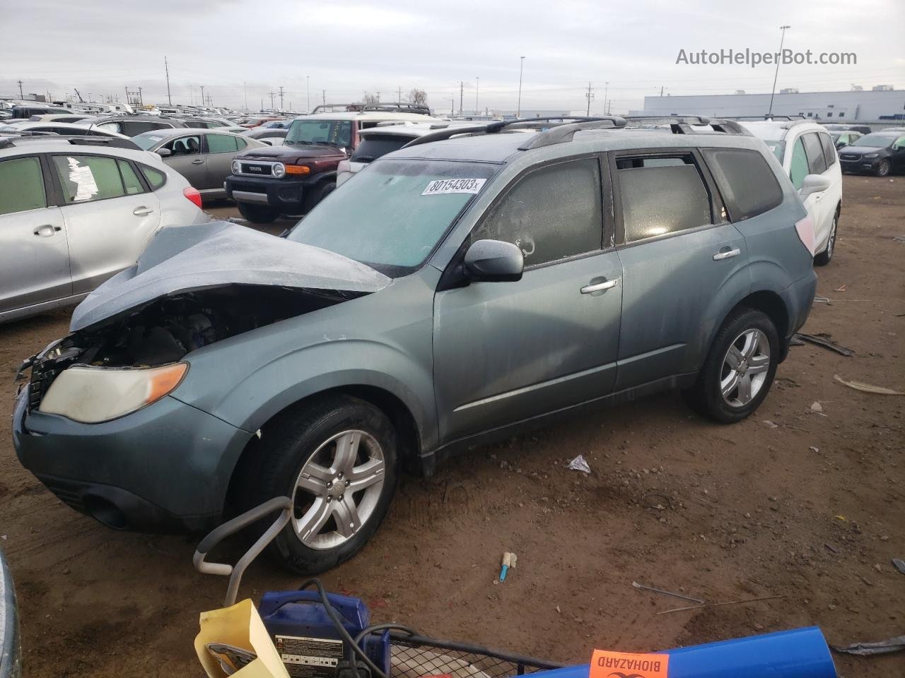 2009 Subaru Forester 2.5x Premium Синий vin: JF2SH63689H746569