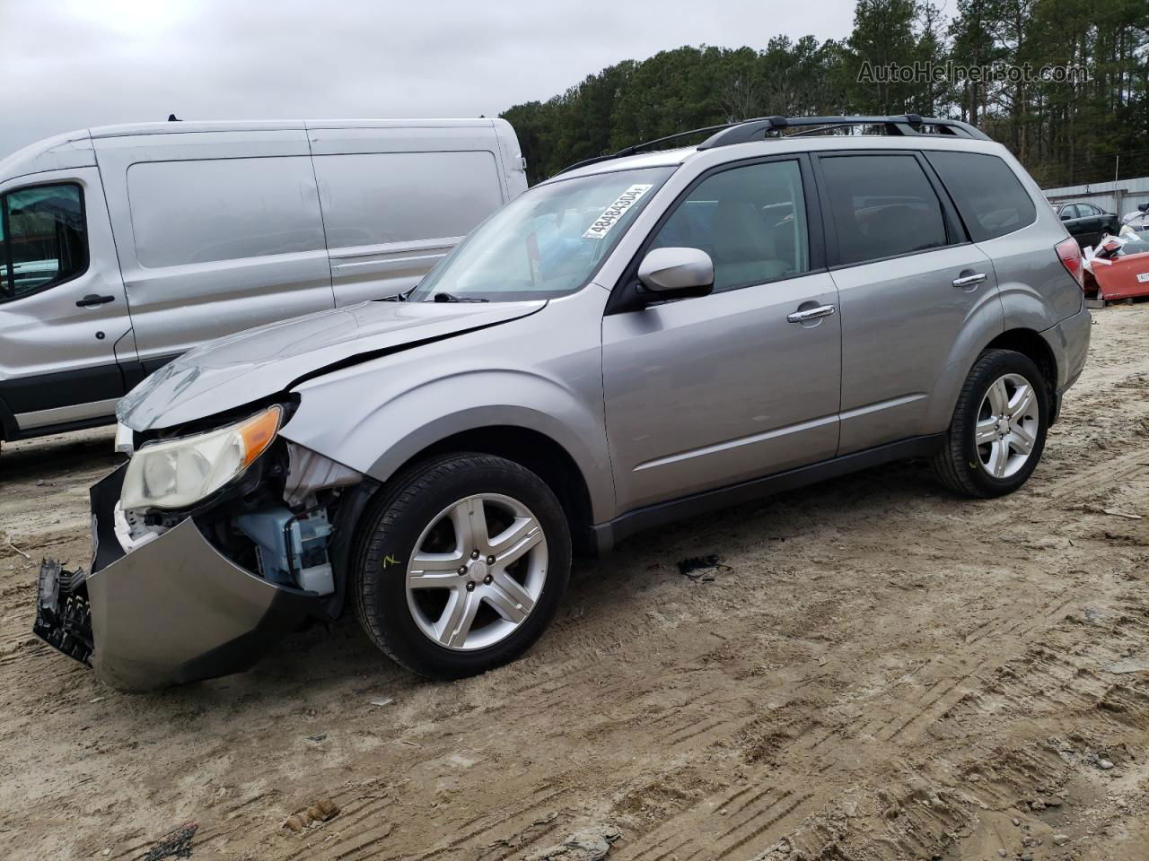 2009 Subaru Forester 2.5x Premium Silver vin: JF2SH63689H751514