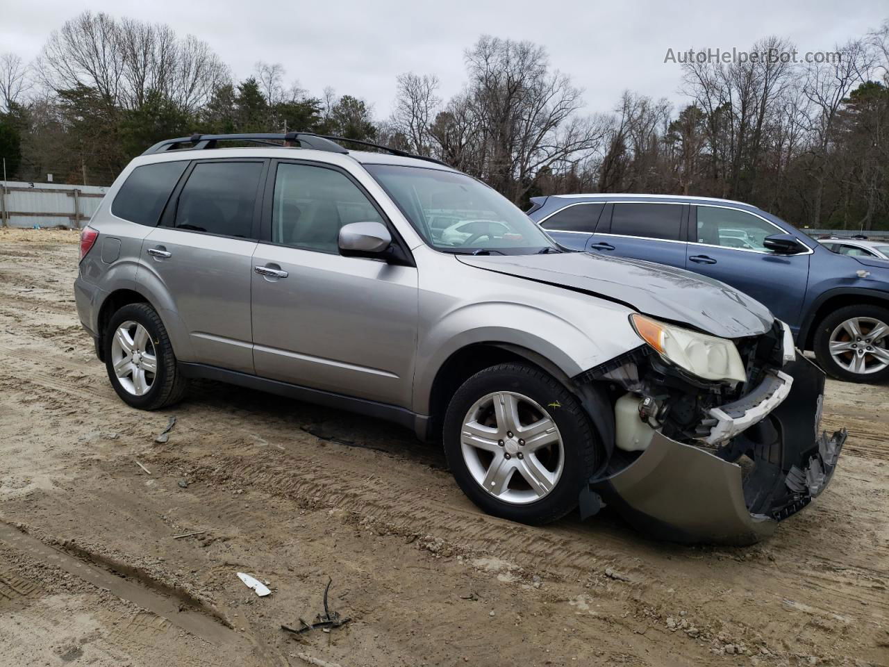 2009 Subaru Forester 2.5x Premium Серебряный vin: JF2SH63689H751514