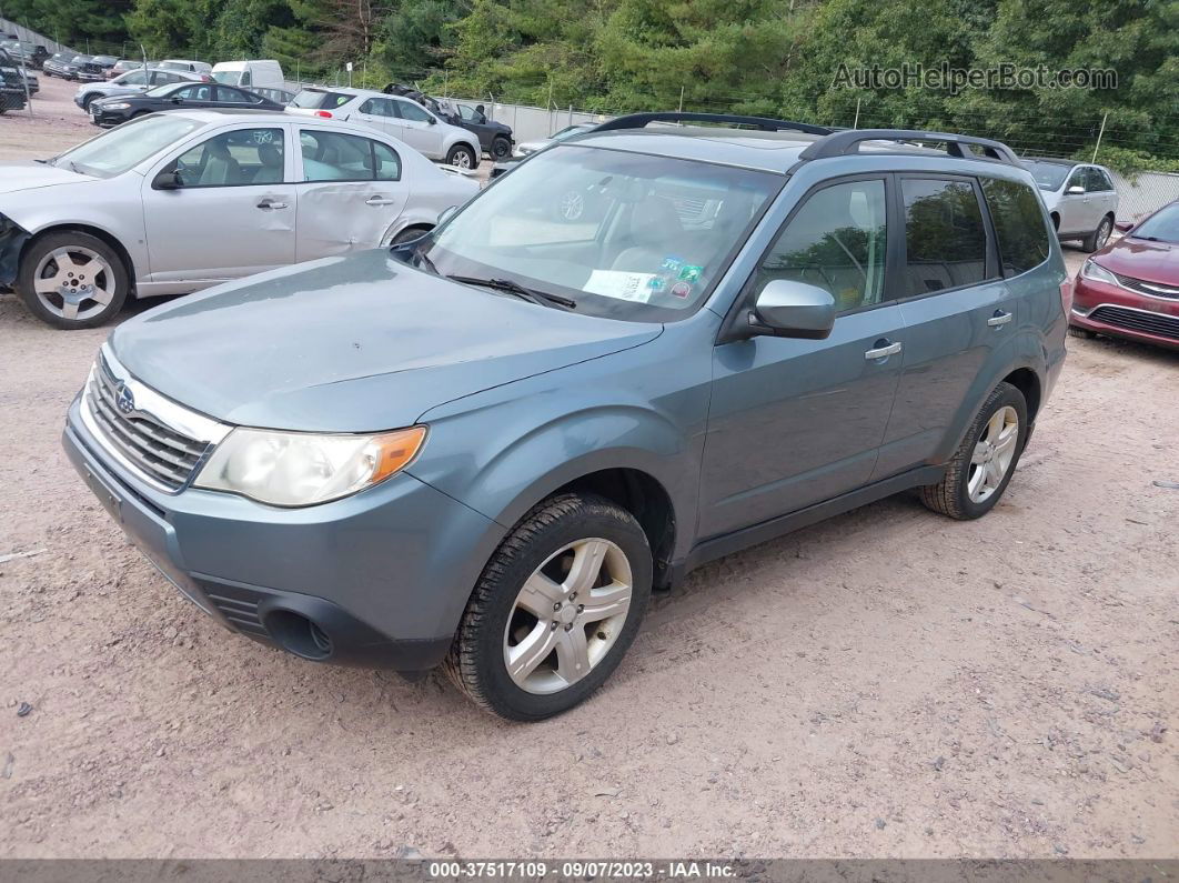 2009 Subaru Forester X W/prem/all-weather Blue vin: JF2SH63689H788417