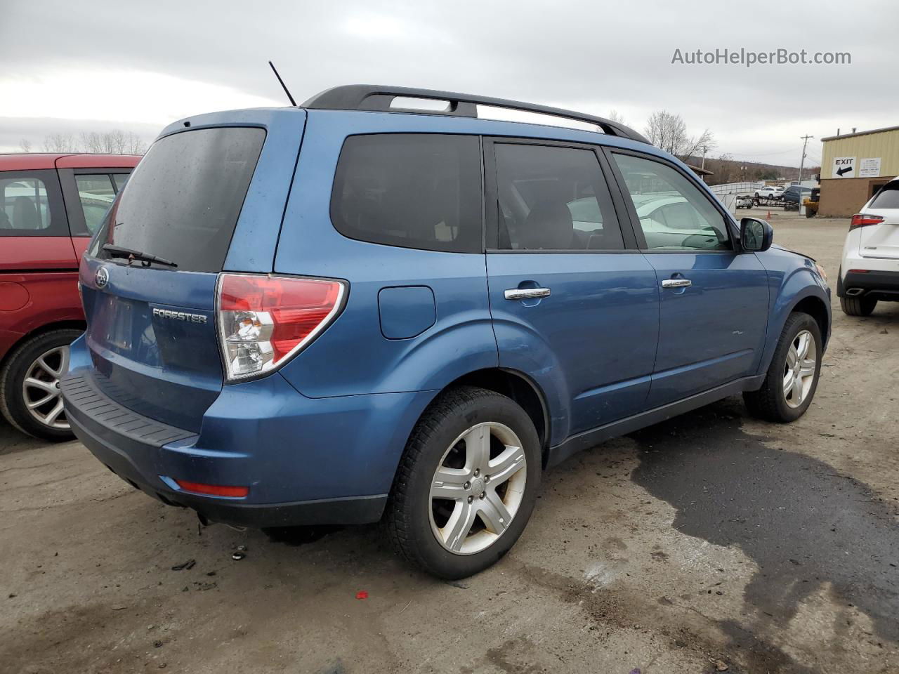 2009 Subaru Forester 2.5x Premium Синий vin: JF2SH63699H714763