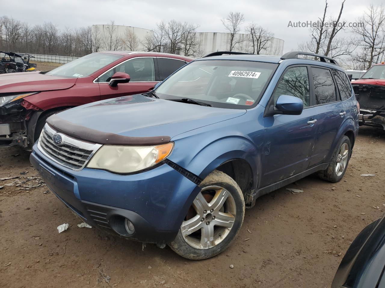 2009 Subaru Forester 2.5x Premium Синий vin: JF2SH636X9G737376